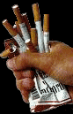 quit smoking, cigarette pack crushed